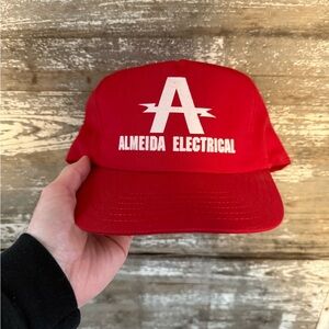 vintage Almeida Electrical SnapBack  great condition. Made in USA. 

#cap